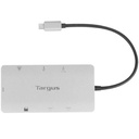 Dock targus usb-c dual hdmi 4k con transferencia pd de 100w