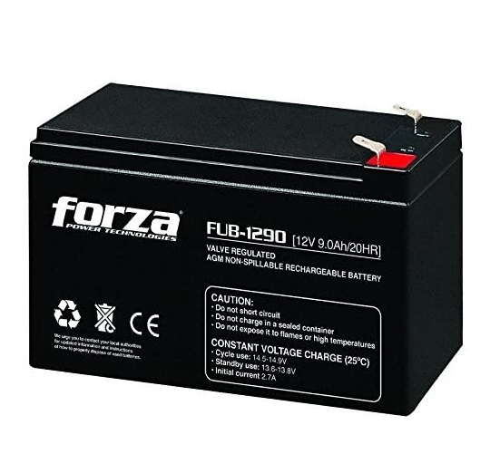 Batería para No Break Forza Power Technologies FUB-1290 12V 9A