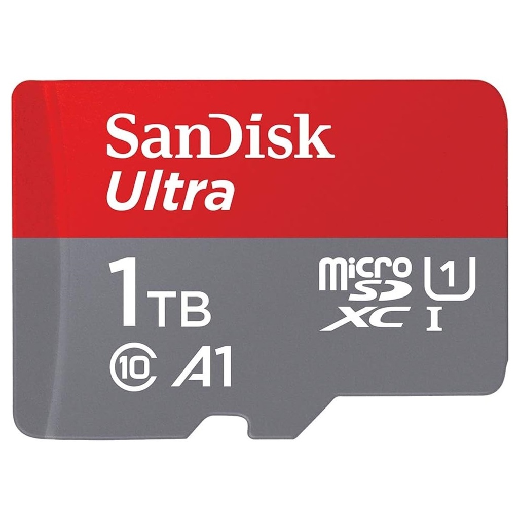 Memoria Flash Sandisk Ultra 1TB MicroSDXC UHS-I Clase 10 Con Adaptador