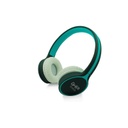 Audifonos diadema bluetooth ghia n1 hifi sound verde gris 10m alcance bt 4.2 bateria 300mah