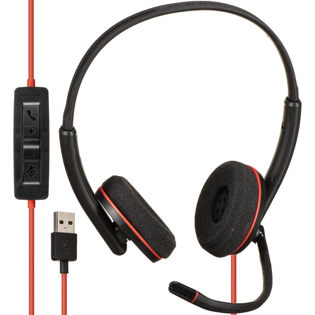 Audífonos Plantronics Blackwire C3220 USB Para PC Modelo 209745-101