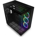 Gabinete nzxt h9 elite mini-itx 3/vent f120 /rgb duo ngo cm-h91eb-01