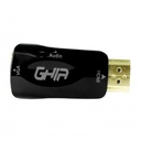 Adaptador HDMI Ghia ADAP-1 HDMI Macho - VGA Hembra Con Audio