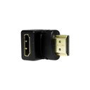 Adaptador codo ghia hdmi macho a hdmi hembra angulo derecho 90 grados