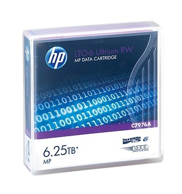 Cartucho datos hp lto-6 ultrium rw 6.25 tb