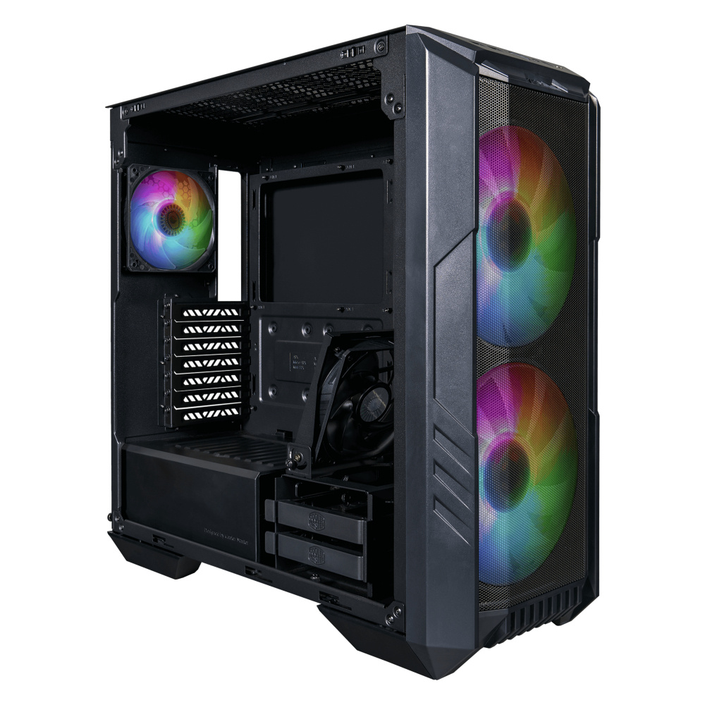 Gabinete Cooler Master MasterBox HAF 500 Con Ventana ARGB Midi Tower ITX/Micro-ATX/ATX/SSI CEB/E-ATX USB 3.0 Sin Fuente