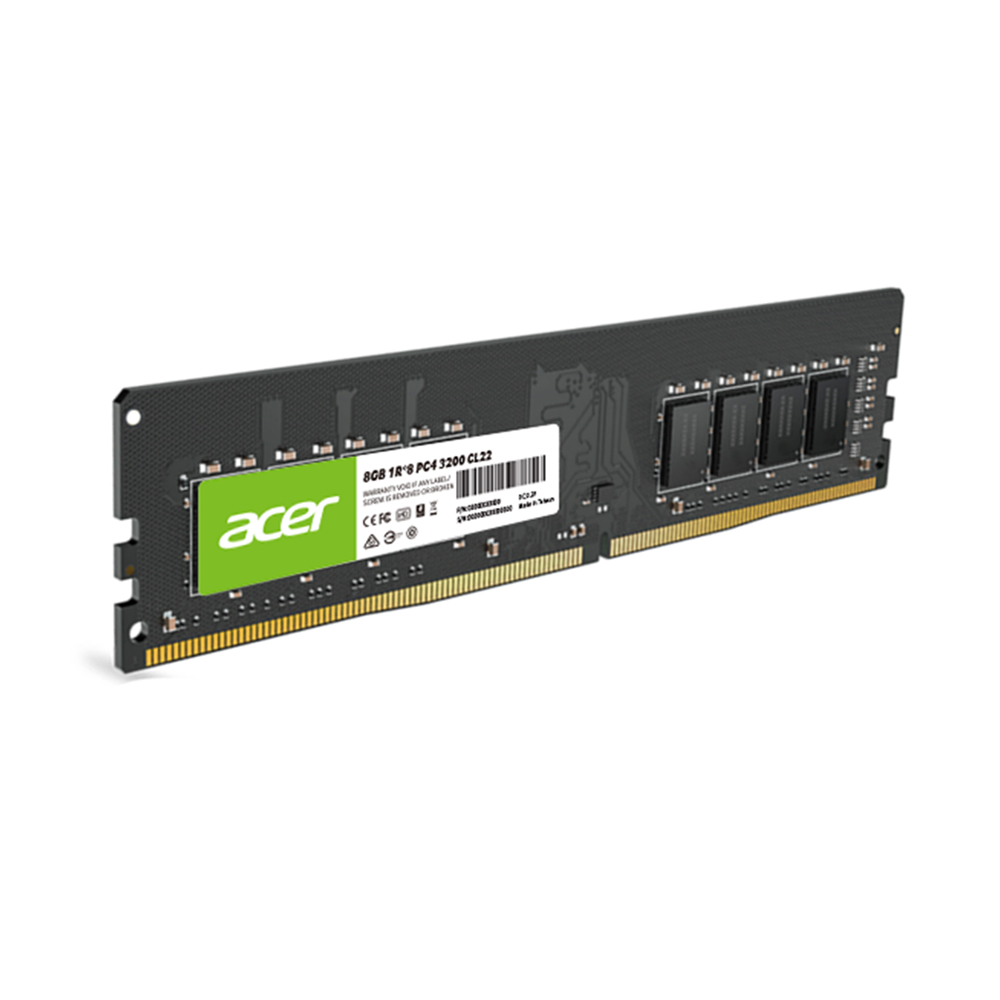 Memoria ddr4 acer ud100 16gb 3200mhz udimm cl22 (bl.9bwwa.228)