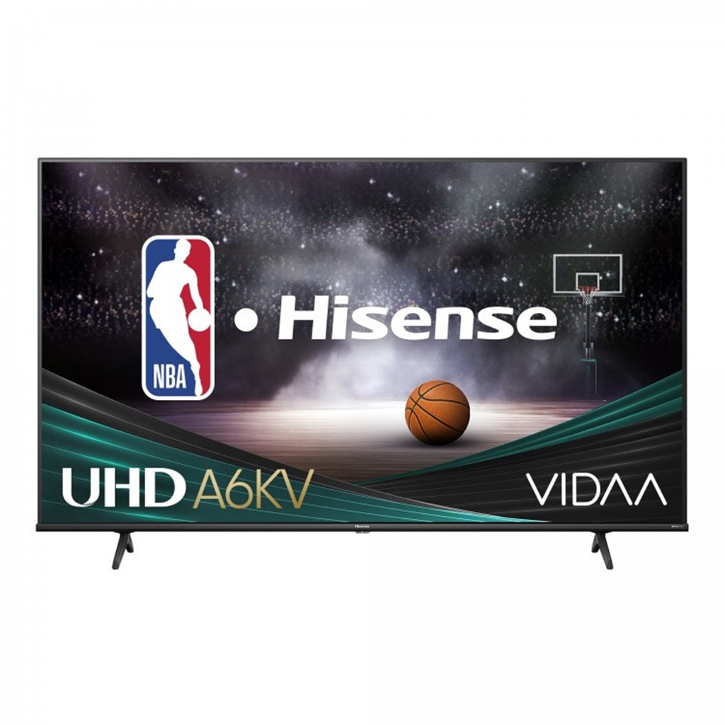 Pantalla Smart TV LED A6KV 43" Hisense 4K Ultra HD Negro