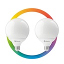 Foco LED Inteligente Steren SHOME-122/2 WiFi RGB E26 15W 1500 Lúmenes 2 Piezas