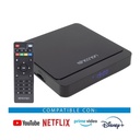 Tv box necnon 3q-2 android 10 2gb ram 8gb rom 4k procesador h313 32 bits wifi 2.4/5g negro