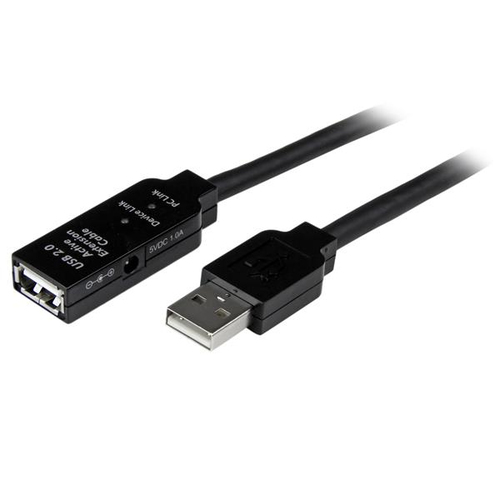 Cable USB 2.0 de Extensión Alargador Activo StarTech USB A Macho - USB A Hembra 5 Metros