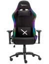 Silla Gamer Deportiva Xzeal XZ15 Negra RGB Tela de Doble Capa