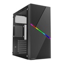 Gabinete Acteck Draco GM450 Con Ventana RGB Midi-Tower ATX/Micro-ATX/Mini ATX USB 2.0 Fuente 500W Sin Ventiladores