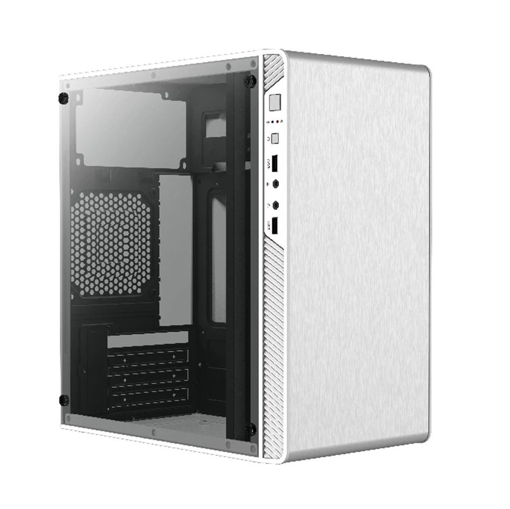 Gabinete Acteck Performance II GI215W Micro-Tower Micro-ATX/Mini ATX 500W Blanco