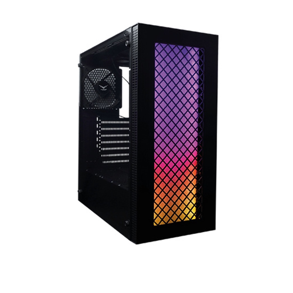 Gabinete Evotec Beijingi Con Ventana RGB Mini-Tower ATX/Micro-ATX/Mini-ATX USB 3.0/2.0 Sin Fuente 3 Ventiladores Instalados