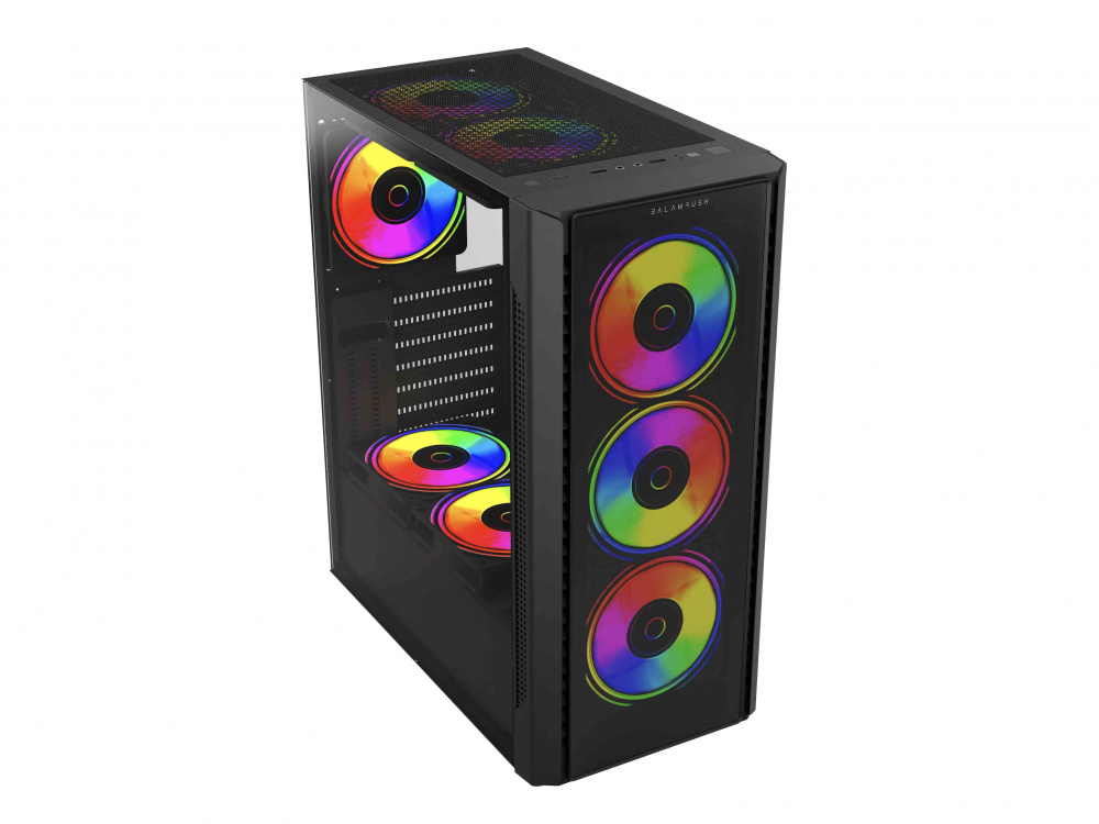 Gabinete Balam Rush DragonFly Crystal GM745 Con Ventana Midi-Tower ATX/Micro ATX/Mini-ATX USB 3.0 Sin Fuente Con 4 Ventiladores