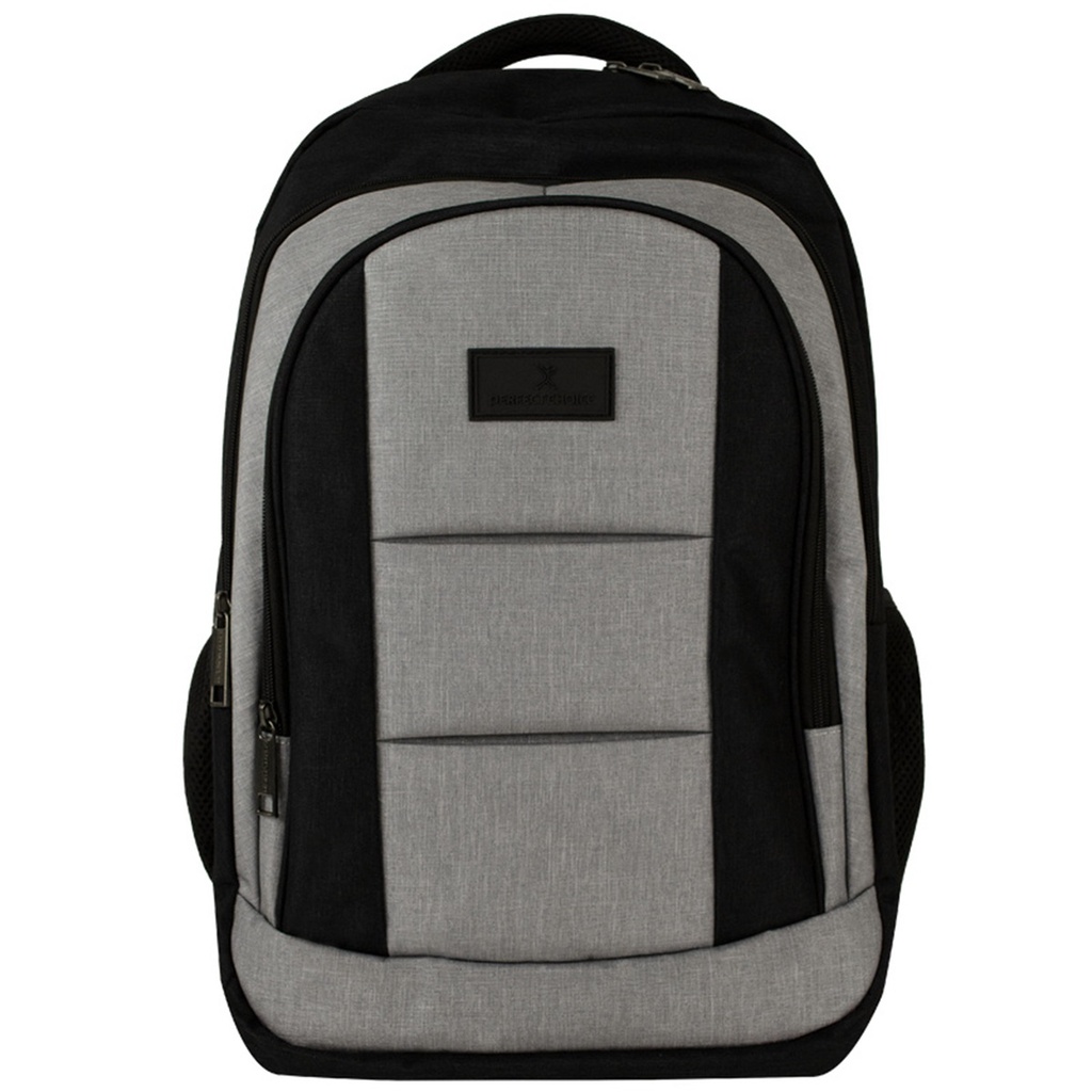 Mochila de Poliéster Sharp Perfect Choice para Laptop 17" Negro/Gris