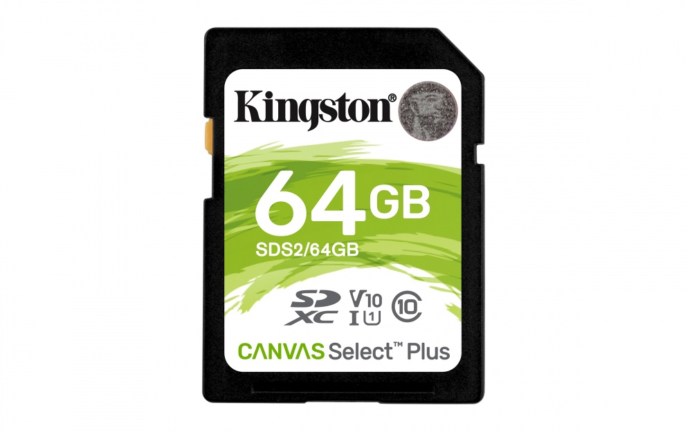 Memoria Flash Kingston Canvas Select Plus 64GB SDXC UHS-I Clase 10