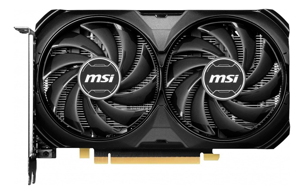 Tarjeta de video msi nvidia geforce rtx 4060 ventus 2x black, 8g oc, 8gb gddr6, pci express 4.0, display portx3, hdmix1, ventila