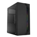 Gabinete Acteck Viken GM434 Con Ventana RGB Midi-Tower ATX/Micro-ATX/Mini-ATX USB 2.0 Con Fuente 500W Sin Ventiladores