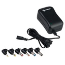 Adaptador de Energía Steren ELI-1200 3 - 12V 1.2A con 6 Puntas Intercambiables