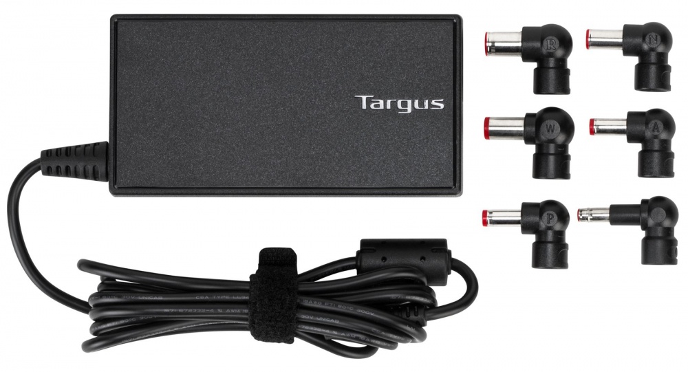 Cargador universal targus semidelgado 90w ac para laptop