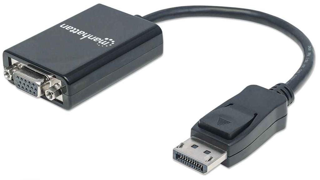 Adaptador manhattan displayport m a vga h 15cm 151962