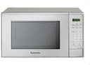 Horno Microondas Panasonic 0.7 Pies Silver Cristal Templado Panel Digital