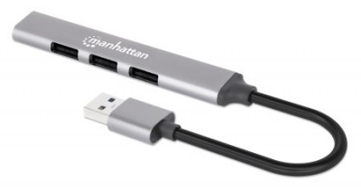 Hub USB A 3.2 Manhattan 168427 USB A - 3x USB A 5000 Mbit/s