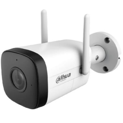 Cámara ip dahua bullet wi-fi 2mp lente de 2.8mm 100° apertura ir de 30m micrófono y altavoz integrados ranura microsd