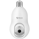 Cámara Smart WiFi Bombilla para Interiores Steren CCTV-238 Inalámbrico 2304x1296 Pixeles Día/Noche