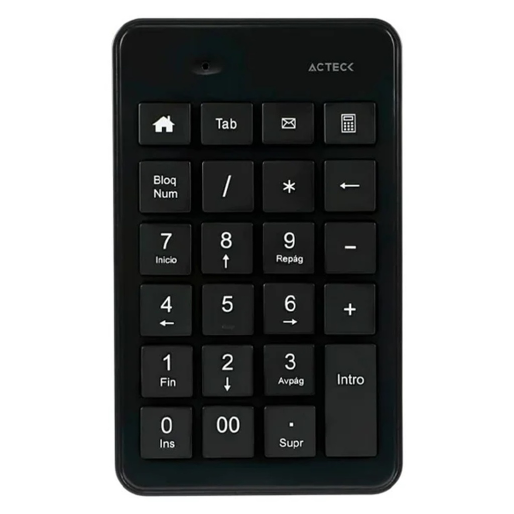 Teclado Numérico Acteck Inspire Pad TN450 Inalámbrico Bluetooth