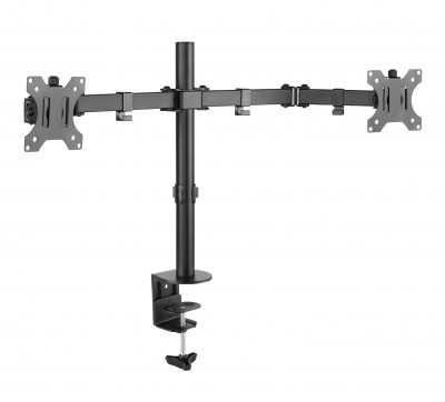 Ovaltech Soporte de Escritorio para 2 Monitores 13" a 32" 8Kg