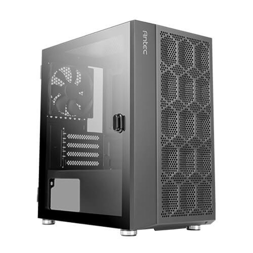 Gabinete Antec NX200M RGB Con Ventana Mini-Tower Micro-ATX/ITX USB 3.0/2.0 Sin Fuente 3 Ventiladores RGB Instalados