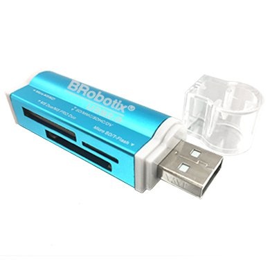 Lector De Memoria BRobotix 180420A MS Duo/MicroSD/SD - USB 2.0