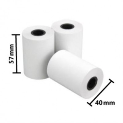 Paquete De 10 Rollos De Papel Térmico Nextep NE-528 57 x 40mm