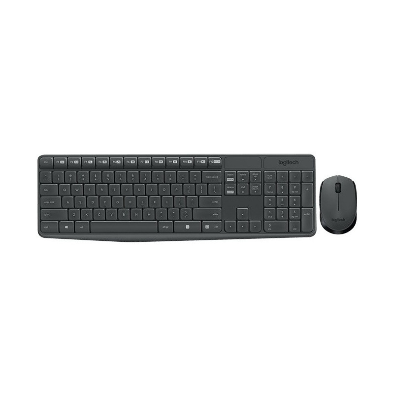 Kit logitech mk235 teclado y mKit De Teclado Y Mouse Logitech MK235 Inalámbrico USB Español