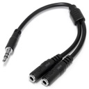 Adaptador StarTech Mini-Jack 3.5mm 3-pin Macho - 2x Mini-Jack 3-pin Hembra