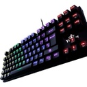 Teclado Mecánico Gamer Yeyian Spark Serie 2000 RGB Outemu Red Alámbrico Español