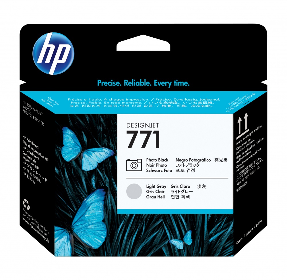 Cabezal HP If 771 Negro Photo/Gris Claro Z6200 775ML