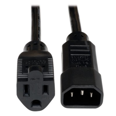 Cable de alimentación tripp lite de  ca para computadora nema 5-15r a c14 - 10a -