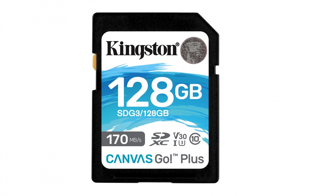 Memoria Flash Kingston Canvas Go! Plus 128GB SDXC UHS-I Clase 10