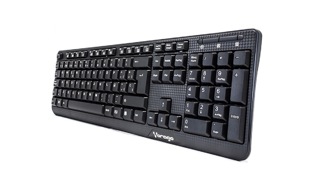 Teclado Vorago Multimedia KB-102 Alámbrico USB Español