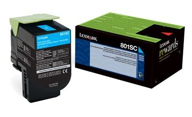 Toner lexmark 80c8sc0 rendimiento estandar retorno cyan