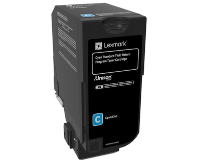 Toner Lexmark 74C4SC0 Cyan 10000 Páginas CS720 CS725 CX725