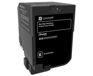 Tóner Lexmark 74C4HK0 Alto Rendimiento Negro 20.000 Páginas