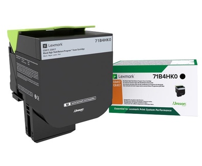 Toner lexmark negro extra alto rendimiento cs417/cx417