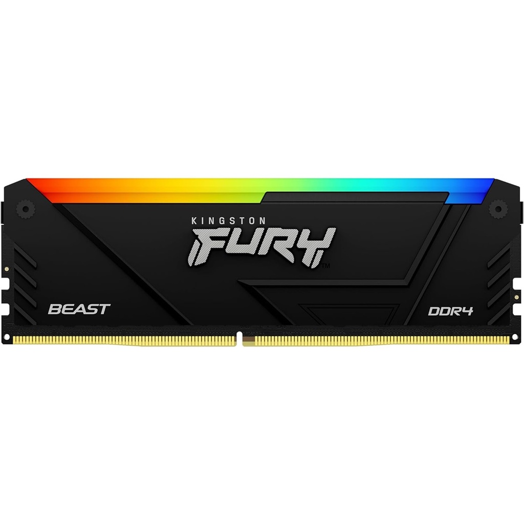 Memoria RAM Kingston FURY Beast RGB DDR4 3600MHz 8GB Non-ECC CL17 XMP