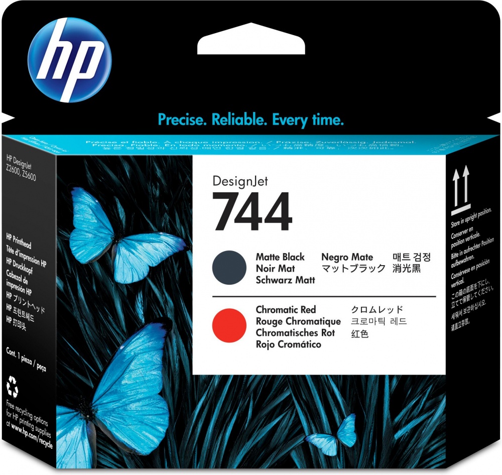 Cabezal HP lf 744 Designjet Negro Mate/Rojo Cromatico