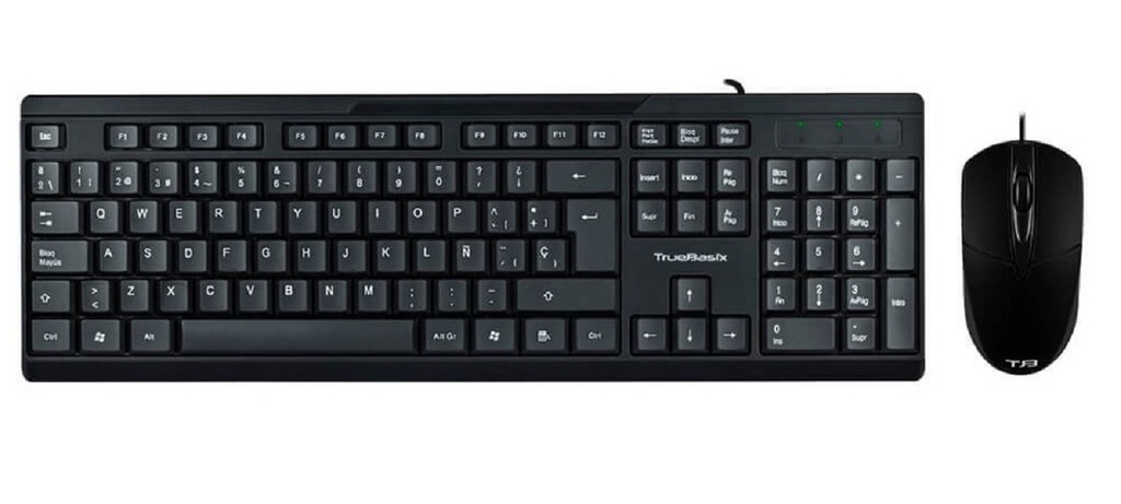 Kit De Teclado Y Mouse Acteck AC-928984 Alámbrico USB Español